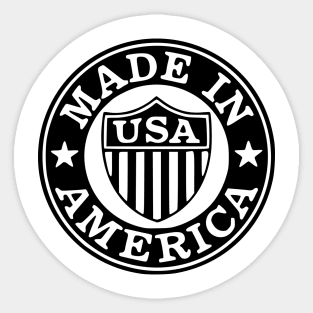 made in america graphic Sticker